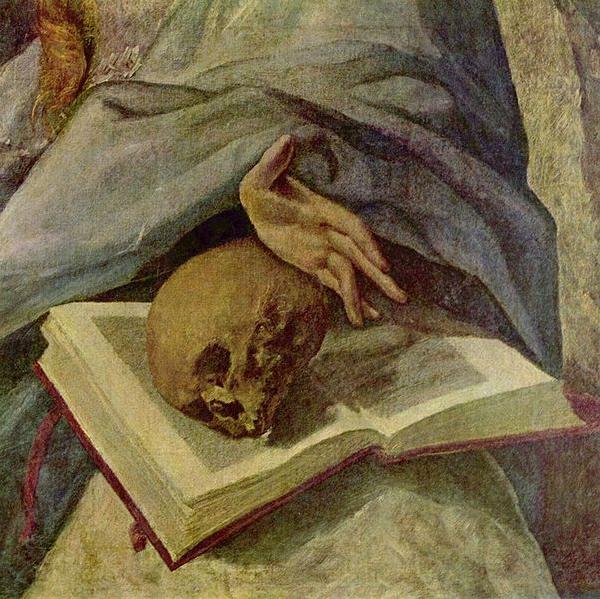 El Greco Bubende Maria Magdalena, Detail